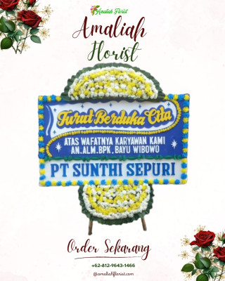 Papan Bunga Duka di Gandurejo
