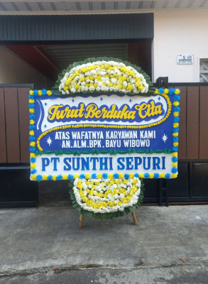 Papan Bunga Duka di Gandurejo
